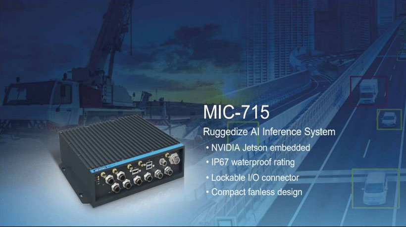 Advantech MIC-715 - hệ thống máy tính Edge AI đáng tin cậy cho ngành công nghiệp nặng và ứng dụng trên xe